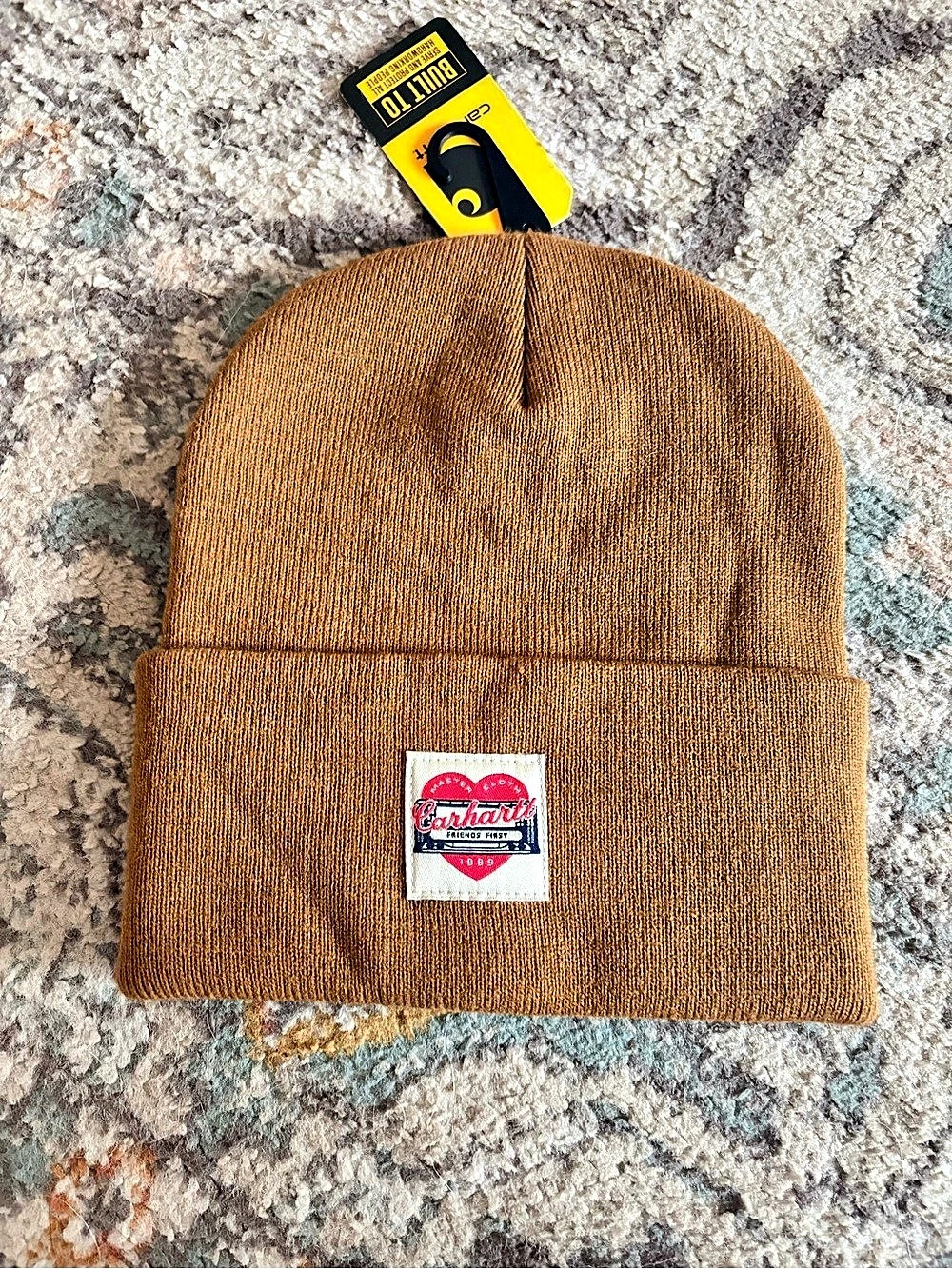 Carhartt Knit Hat Brown Beanie NWT